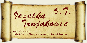 Veselka Trnjaković vizit kartica